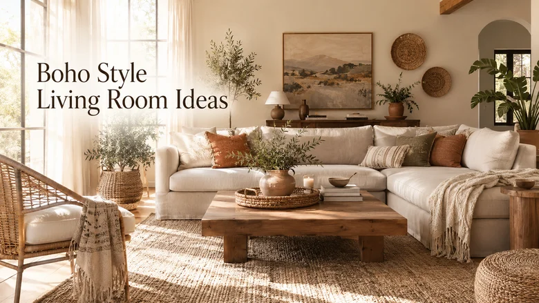 Boho Style Living Room Ideas for a Cozy Space Full of Character 1 boho style living room