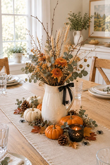 25 DIY Halloween Centerpieces for a Beautiful Spooky Season Table 21 Budget-friendly Halloween centerpiece ideas using affordable seasonal decorations