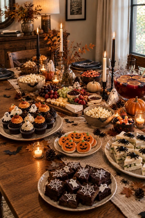 25 DIY Halloween Centerpieces for a Beautiful Spooky Season Table 7 Easy Halloween centerpiece DIY idea with simple decorations for a festive table