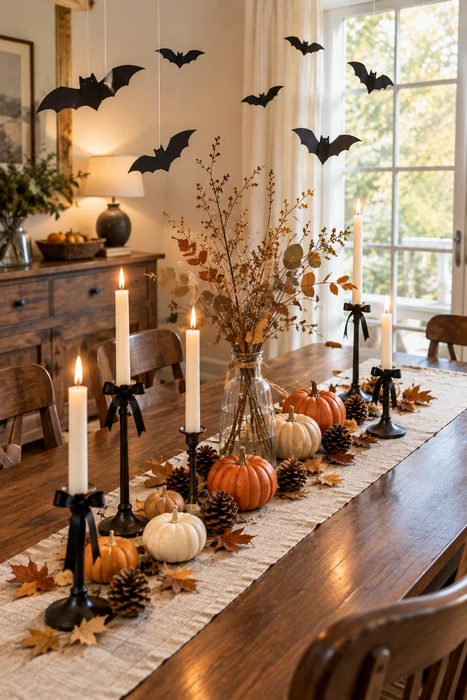 25 DIY Halloween Centerpieces for a Beautiful Spooky Season Table 13 Halloween centerpiece ideas with pumpkins and seasonal fall table decorations