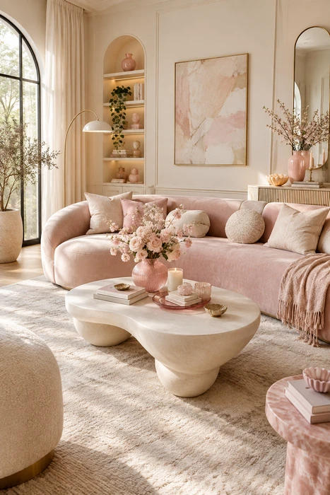 Boho Style Living Room Ideas for a Cozy Space Full of Character 20 Luxury boho living room with elegant sofa, warm lighting, and layered decor