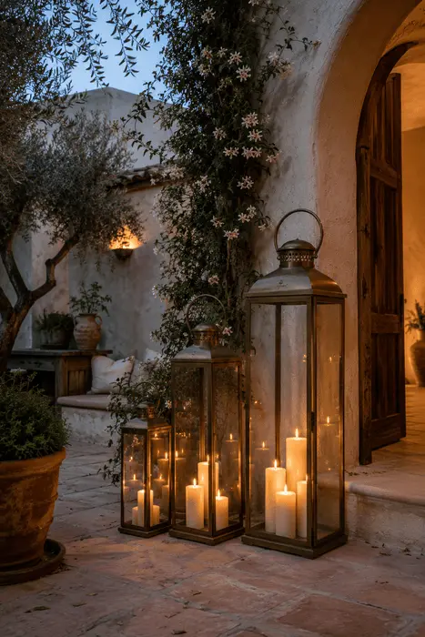 extra large floor candle lanterns